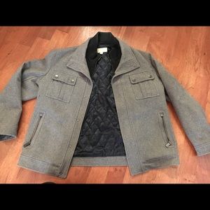 Wool blend coat